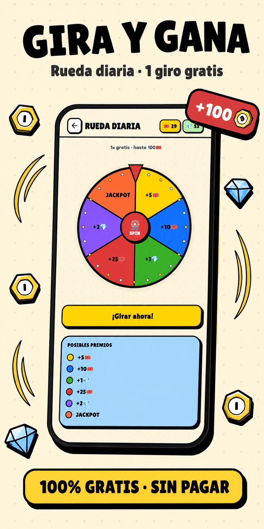 Daily prize wheel in Bublox